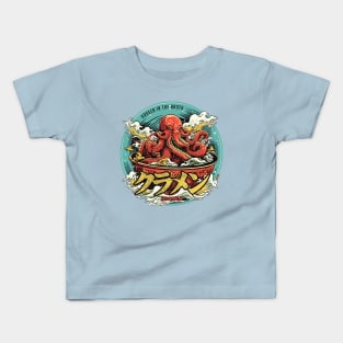 Kraken Feast: It's Kramen Time! Kids T-Shirt